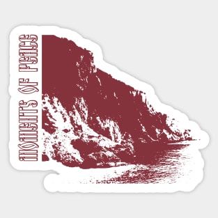 Moments of Peace (Red) Sticker